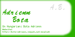 adrienn bota business card